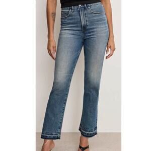 Good American Good Boy Straight Super High Rise Stretch Jean 8